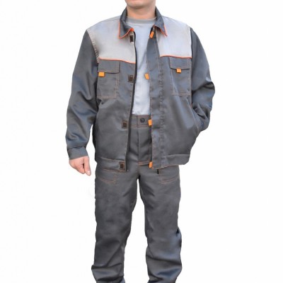Костюм рабочий №108 с брюками серый (СТ)