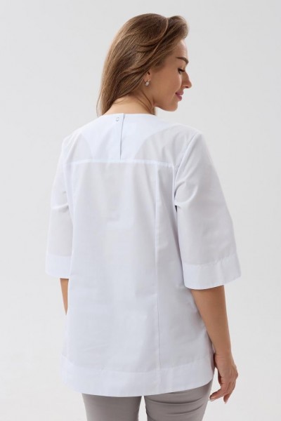 Блуза медицинская - женская 217 белый  Тиси (СтБ)  