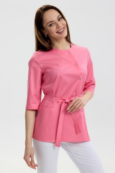 Куртка медицинская - женская 225 розовый Сатори (СтБ)  