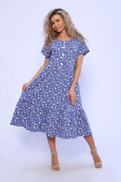 Платье 13125 - голубой (НТ)