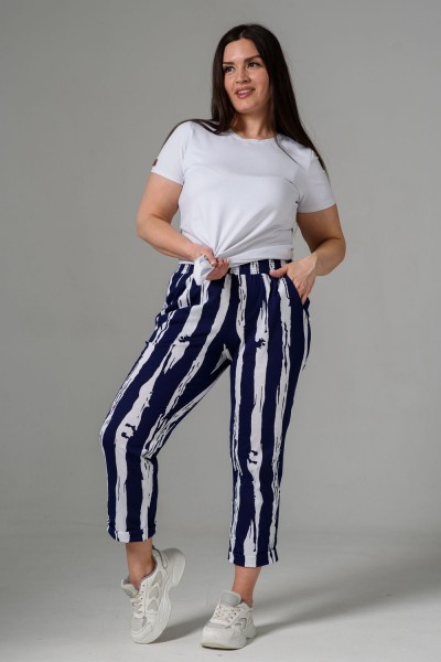 Брюки 9154 - полоса зебра (НТ)