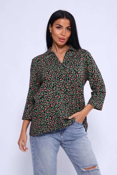 24794 блуза - зеленый (НТ)