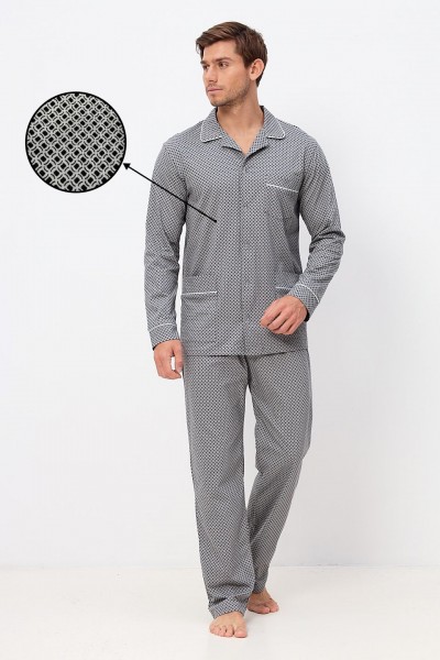 Пижама мужская Комфорт - серый (НТ)
