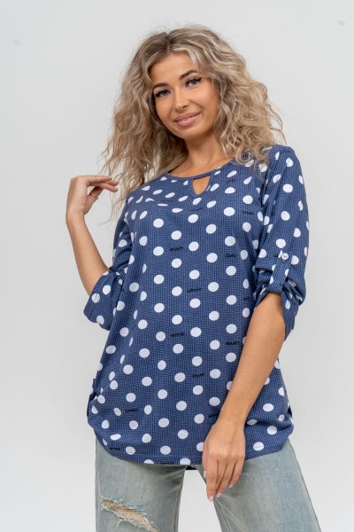 Туника 36814 - синий (НТ)