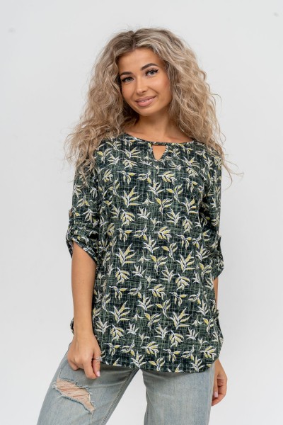 Туника 36817 - темно-зеленый (НТ)