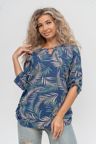 Туника 36816 - синий (НТ)