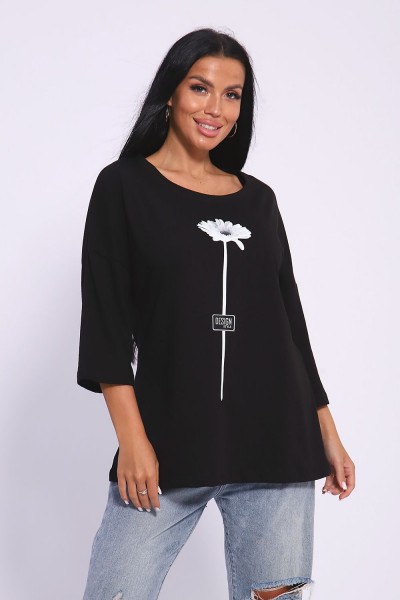 Футболка 50560 - черный (НТ) Футболка 50560 - черный (НТ)