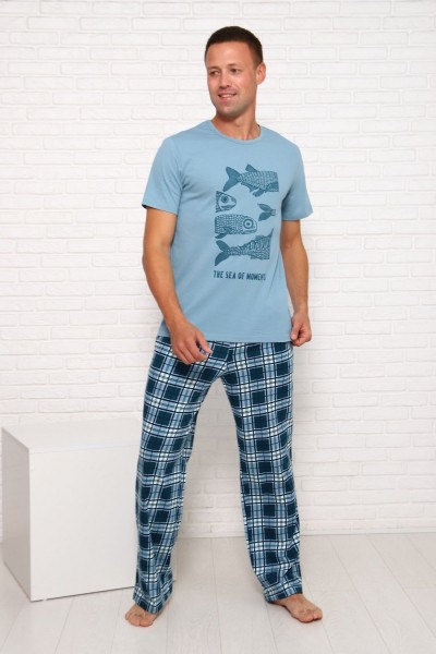 1030 Пижама - голубой (НТ) 1030 Пижама - голубой (НТ)