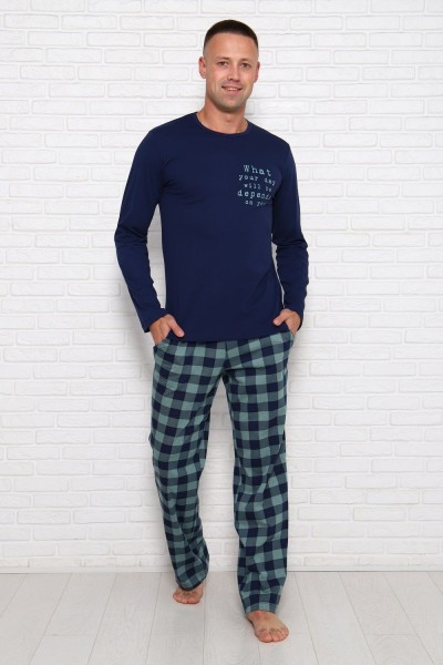 1037 Пижама - сине-зеленый (НТ) 1037 Пижама - сине-зеленый (НТ)