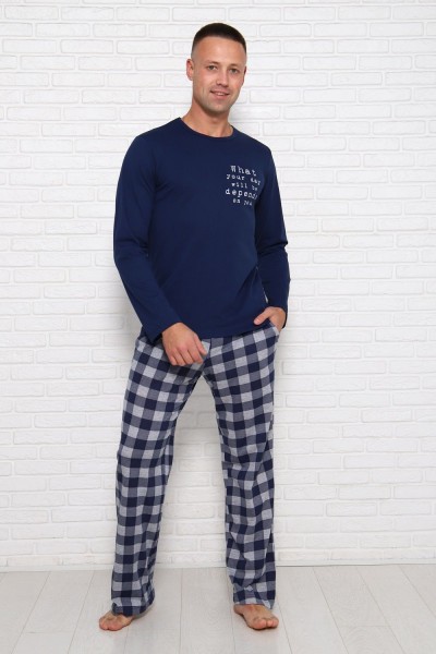 1037 Пижама - сине-серый (НТ) 1037 Пижама - сине-серый (НТ)