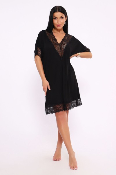 Сорочка СЖ-002 - черный (НТ)