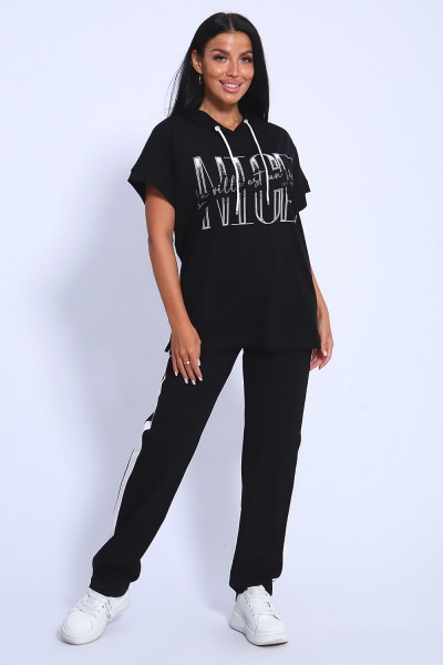 Костюм 65076 - черный (НТ) Костюм 65076 - черный (НТ)