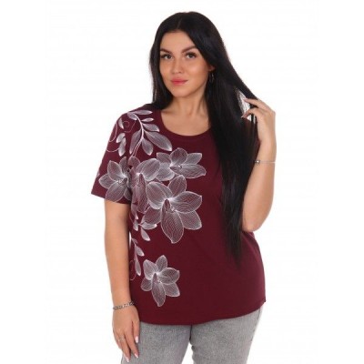 Футболка женская Лирика бордо (ЛТ)