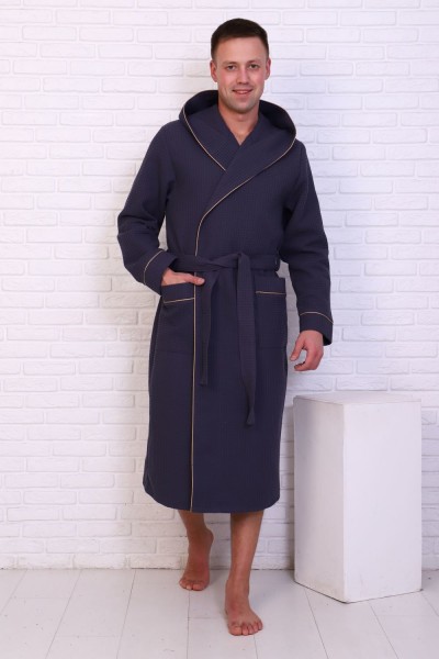 Халат домашний Чемпион ВЧ-242 - мокрый асфальт (НТ) Халат домашний Чемпион ВЧ-242 - мокрый асфальт (НТ)