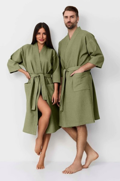 Халат Кимоно ВК-242 мужской - хаки (НТ) Халат Кимоно ВК-242 мужской - хаки (НТ)