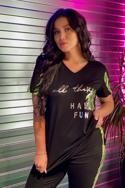 Футболка 9051 - черный (НТ) Футболка 9051 - черный (НТ)