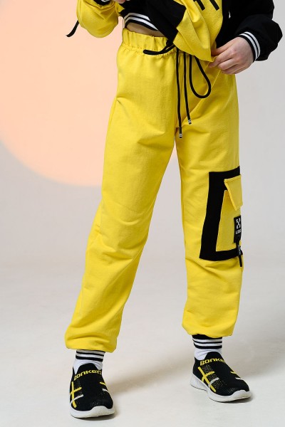 Брюки детские 7422 - желтый (НТ)