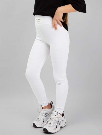 Лосины в рубчик SP8232 - белый (НТ) Лосины в рубчик SP8232 - белый (НТ)