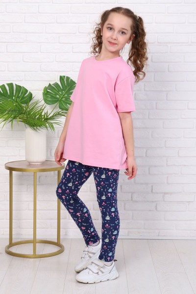 Лосины Уля длинные детские - синий (НТ)