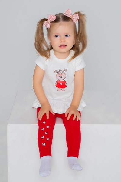 Лосины интерлок Милашка 20267 - красный (НТ) Лосины интерлок Милашка 20267 - красный (НТ)