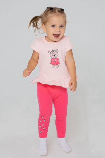 Лосины интерлок Милашка 20267 - коралловый (НТ)