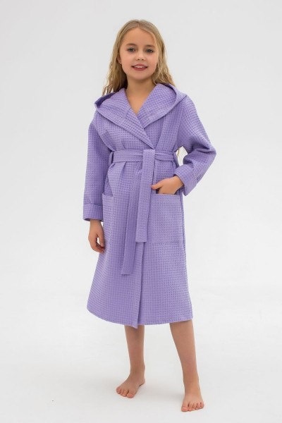 Халат домашний детский ВД - лиловый (НТ)