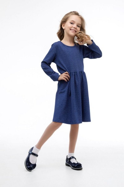 Платье Галочка - синий (НТ)