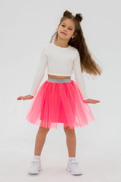Юбка кулир София 30600 - розовый (НТ)