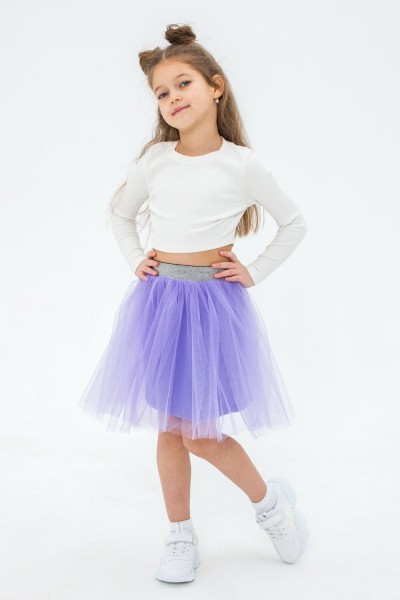 Юбка кулир София 30600 - сиреневый (НТ)