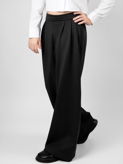 Брюки для девочки утепленные SP2716 - черный (НТ) Брюки для девочки утепленные SP2716 - черный (НТ)