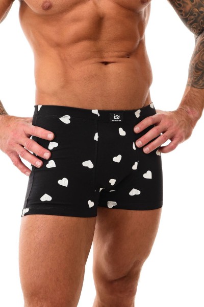 Трусы Сердцеед - черно-белый (НТ) Трусы Сердцеед - черно-белый (НТ)