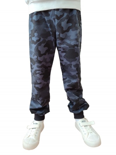 Детские брюки 33058 футер петельный - милитари (НТ)