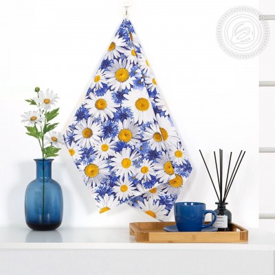 Полотенце кухонное из рогожки Летний букет пкр.50.70 (АД) Полотенце кухонное из рогожки Летний букет пкр.50.70 (АД)