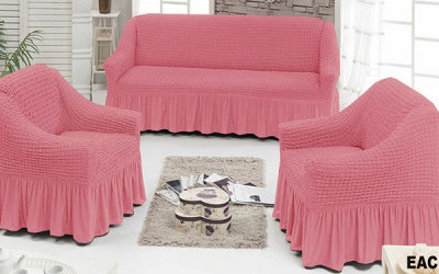 Чехлы для мягкой мебели - 239 розовый (NSD)