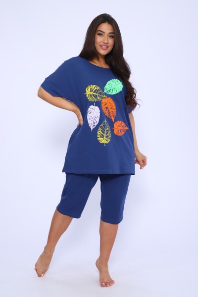 Костюм женский 46643 - индиго (НТ)