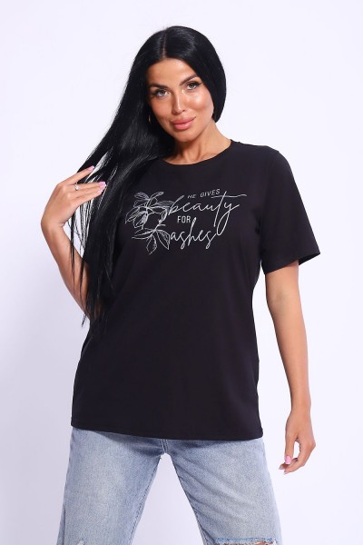 Футболка 80032 - черный (НТ) Футболка 80032 - черный (НТ)