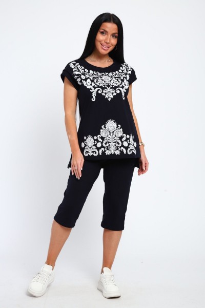 Костюм женский 223 - темно-синий (НТ)