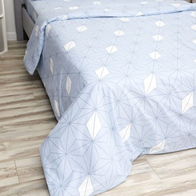 Пододеяльник поплин Галактика-компаньон - серо-голубой (НТ)
