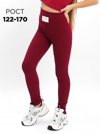 Лосины для девочки SP8234 - бордовый (НТ)