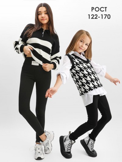 Лосины для девочки SP8234 - черный (НТ)