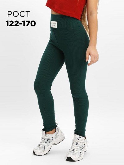 Лосины для девочки SP8234 - темно-зеленый (НТ)