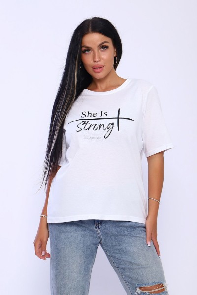 Футболка 80019 - белый (НТ) Футболка 80019 - белый (НТ)