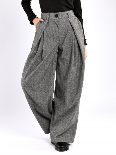 Брюки для девочки SP2521 - темно-серый (НТ)