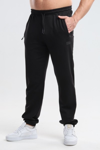 12 Брюки мужские с резинками - черный (НТ) 12 Брюки мужские с резинками - черный (НТ)