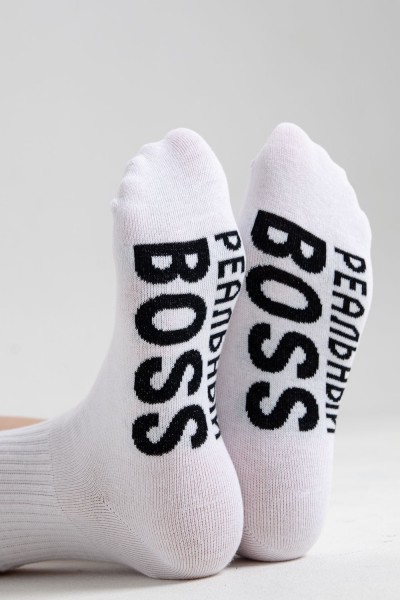 Носки мужские Boss - белый (НТ)