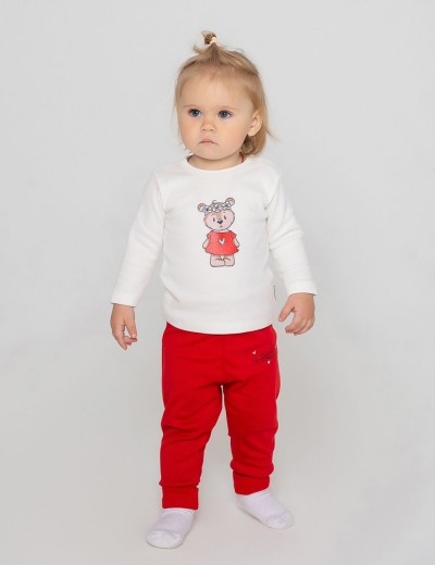 Джемпер интерлок Милашка 20263 - кремовый (НТ)