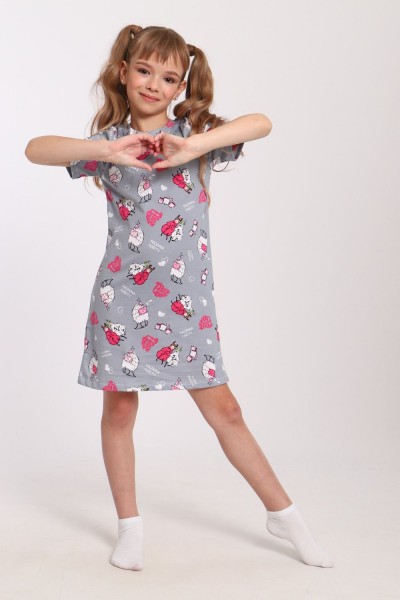 Детская ночная сорочка ПД-020-054 - Ламы (НТ)