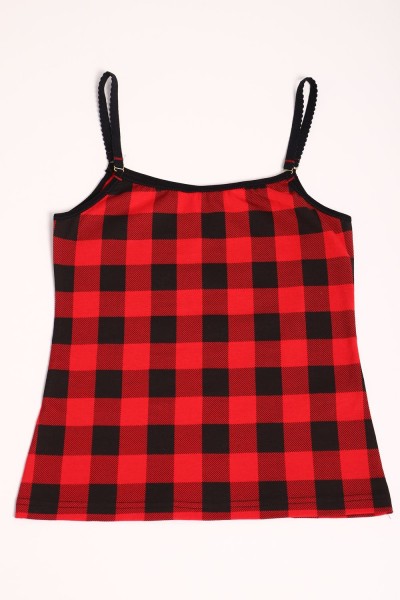 Майка подростковая 74363 - клетка (НТ)