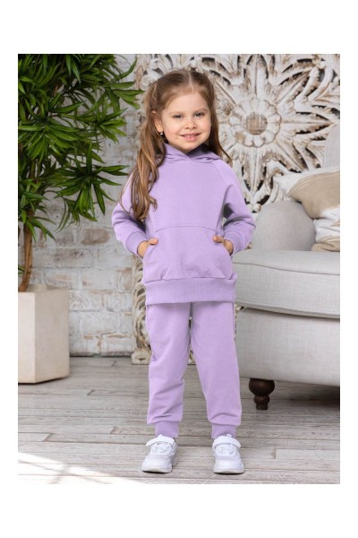 Костюм футер петля Cute 20342 - сиреневый (НТ)