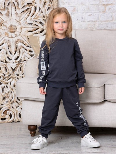 Костюм футер петля Джоди 30210 - темно-серый (НТ)